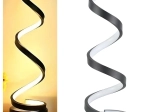 Spiralna lampka stołowa LED – dekoracyjne nocne światło do sypialni