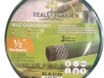 Wąż ogrodowy 30 m, 1/2", 3-warstwowy, elastyczna i wytrzymała guma