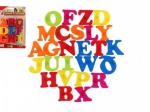 Magnetyczne literki dla dzieci 4 cm, kolorowy zestaw