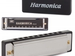 Metalowa harmonijka C dur z etui