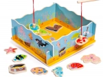 Drewniana magnetyczna gra w łowienie rybek BIGJIGS TOYS