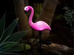 Solarna ogrodowa lampa LED w kształcie flaminga 53 cm