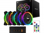 Zestaw Wentylatorów Komputerowych Darkflash DR12 Pro ARGB 5w1 120x120mm