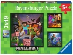 Puzzle Ravensburger Minecraft Biomy 3x49 szt.