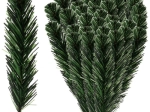 zestaw sztucznych gałązek świerkowych 21 cm – 40 szt. Ruhhy