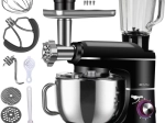 Planetarny robot kuchenny 3w1 RUHHY z blenderem i maszynką do mięsa, 6,2 l, 1500 W