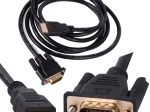 Kabel HDMI do VGA 2 m, Full HD, pozłacane złącza