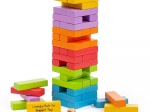 Kolorowa chwiejąca się wieża BIGJIGS TOYS