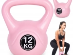 Kettlebell 12 kg różowy do treningu domowego MODERNHOME