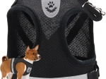 Beznaciskowe szelki dla psów, kotów i królików z elementami odblaskowymi, rozmiar M