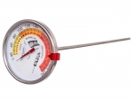 Stalowy termometr do wędzarni z sondą 33 cm