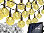 Gardlov solarna girlanda świetlna LED z kulkami 11,6 m (100 LED)