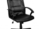 Fotel biurowy z ekoskóry Malatec