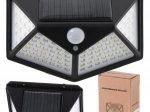 Solarna ścienna lampa LED z czujnikiem ruchu i zmierzchu 100 LED