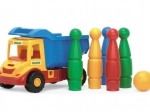 Ciężarówka wywrotka Multi Truck z kręglami