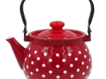 Emaliowany czajnik w grochy 2,5 l TORO