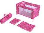 Podróżne łóżeczko dla lalek z torbą