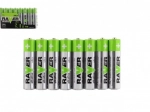 Alkaliczne baterie AAA 1,5 V – 8 szt. RAVER