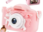 Cyfrowy aparat fotograficzny dla dzieci z grami, kotek