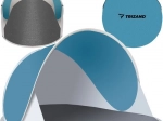 Namiot plażowy pop-up 145 × 100 × 70 cm – turkusowo-biały