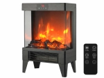 Elektryczny kominek z płomieniami LED 2000 W, 32,2 × 18 × 52,3 cm