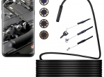 Endoskopowa kamera inspekcyjna dla Androida i PC, 5 m, 6 LED, IP67