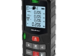 Cyfrowy dalmierz laserowy z libellą, podświetlany LCD, zasięg 50 m