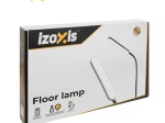Stojąca lampa LED Izoxis 180 cm czarna z pilotem