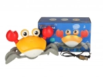 Interaktywny pełzający krab z muzyką na USB