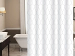 Zasłona prysznicowa TORO Easy 178 × 199 cm krople PEVA