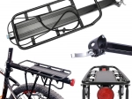 Tylny aluminiowy bagażnik rowerowy uniwersalny 30 kg