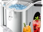 Kostkarka do lodu Ruhhy 1,2 l srebrna 12 kg/24 h