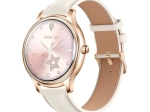 Zegarek smartwatch Colmi L28 złoty ze skórzanym paskiem