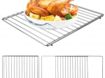 Regulowany metalowy ruszt do piekarnika 35–60 × 32 cm