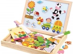 Bino Farma magnetyczna tablica z puzzlami - 102 części