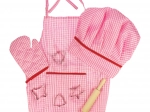 Bigjigs Toys różowy dziecięcy zestaw kucharski