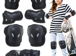 Ochraniacze na kolana, łokcie i nadgarstki do jazdy na deskorolce i hulajnodze
