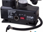 Kompresorowa pompka do auta 230 V / 12 V 250 PSI z manometrem
