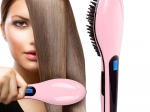 Elektryczna szczotka do prostowania włosów z wyświetlaczem LCD