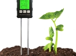 Cyfrowy tester gleby 6w1 – pomiar pH, wilgotności, temperatury, żyzności, światła i wilgotności powietrza