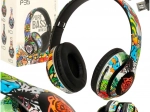 Bezprzewodowe słuchawki nauszne z Bluetooth i podświetleniem RGB