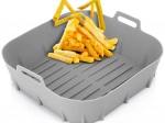 Silikonowy wkład do frytkownicy beztłuszczowej 22 cm – szary