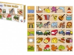 Detoa drewniane puzzle Co pasuje gdzie