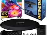 Wewnętrzna i zewnętrzna antena TV Ultra HD 4K BERDSEN BD-955 czarna