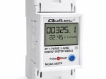Jednofazowy licznik energii na szynę DIN z LCD, wskaźnikiem LED i funkcją RESET 230 V 60 A