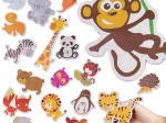 piankowe zwierzątkowe puzzle do wanny – 18 elementów