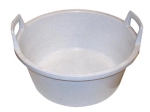 Plastowa miska 56 cm z uchwytami, granit