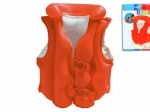 Intex Deluxe nadmuchiwana kamizelka do pływania pomarańczowa 50 × 47 cm (3–6 lat) - 1 sztuka