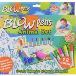 Flamastry dmuchane safari – duży kreatywny zestaw dla dzieci