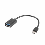 Adapter USB‑C na USB‑A 2.0 OTG 0,15 m czarny